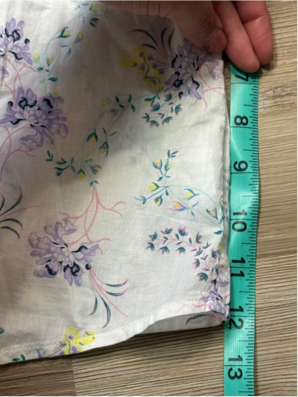Scoop flowered flowy blouson top size XL - Picture 6 of 11